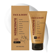 Organic Shea Butter Sunscreen SPF 50 Mineral Formula, Non‑Greasy Lightweight for Face and Body Travel Use