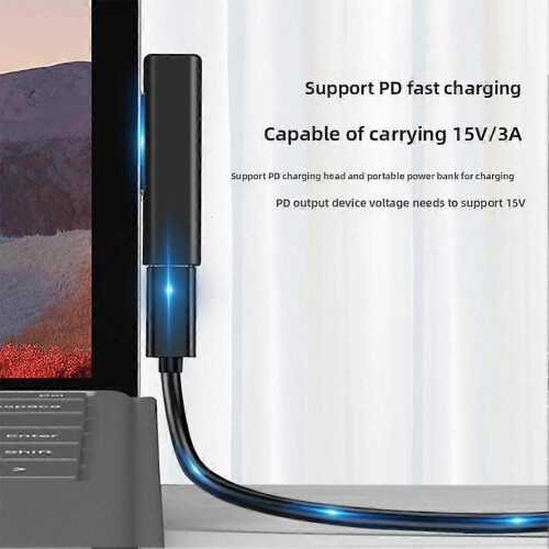 Surface Connect an USB-C-Ladekabel 2
