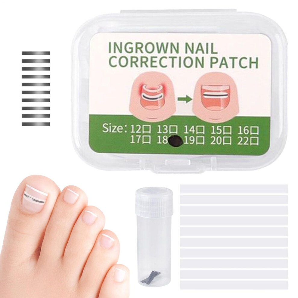 Toenail Correction Patch 18mm for Ingrown Toenail Treatment, Flexible Nail  Strips, 10 Pack