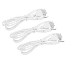 3PCS USB-zu-DC-Ladekabel als Ersatz für Schönheits- und Massagegeräte