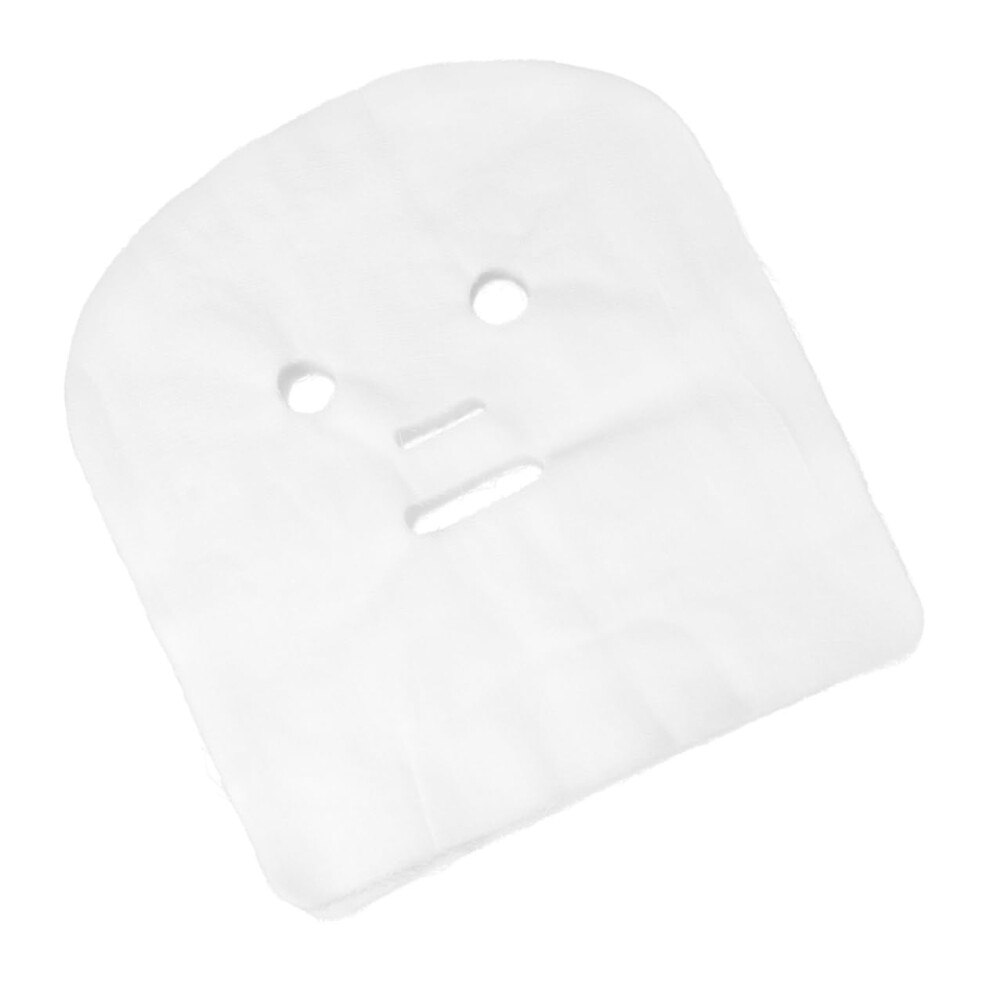 100Pcs Pre Cut Gauze Facial Mask Sheets for Skincare, Deep Hydration and Spa Grade Use
