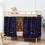 Bed Privacy Curtain for Bottom Bunk, Light Blocking Breathable Fabric, 2 Panels, Rose 1