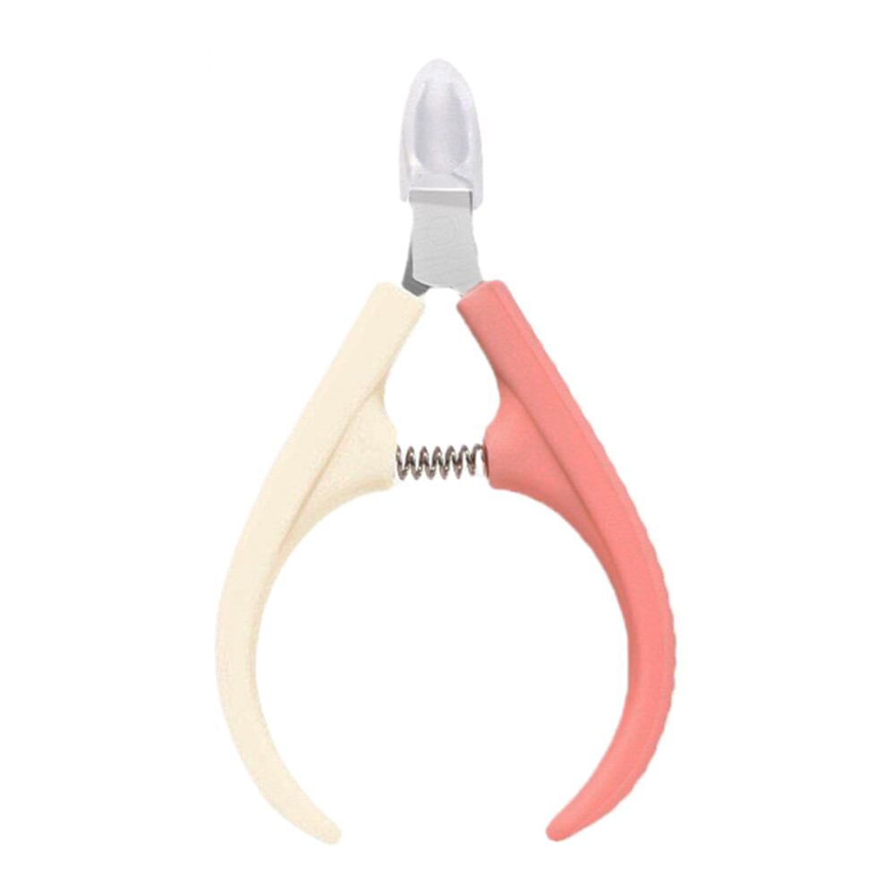 Professional Stainless Steel Cuticle Nippers with Sharp Angled Blades and Ergonomic Comfort Grip for Manicure and Pedicure