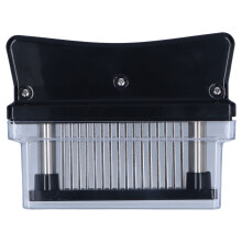 Meat Tenderizer Tool with 48 Stainless Steel Needles for Steak and Pork Chop BBQ Cooking Black