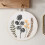 (A) DIY Embroidery Kit with Flower Pattern Embroidery Hoop Gift 1