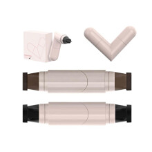 2PCS Winged Eyeliner Stamp Pen and Gel Eyeliner Pencil Set, Smudge Proof Formula for Wings, Beginner Friendly Black and Brown