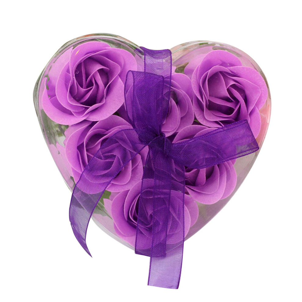 (A) 6Pcs Scented Rose Flower Bath Body Soap Wedding Party Gift-image-OPC-PR8FC75-NEW