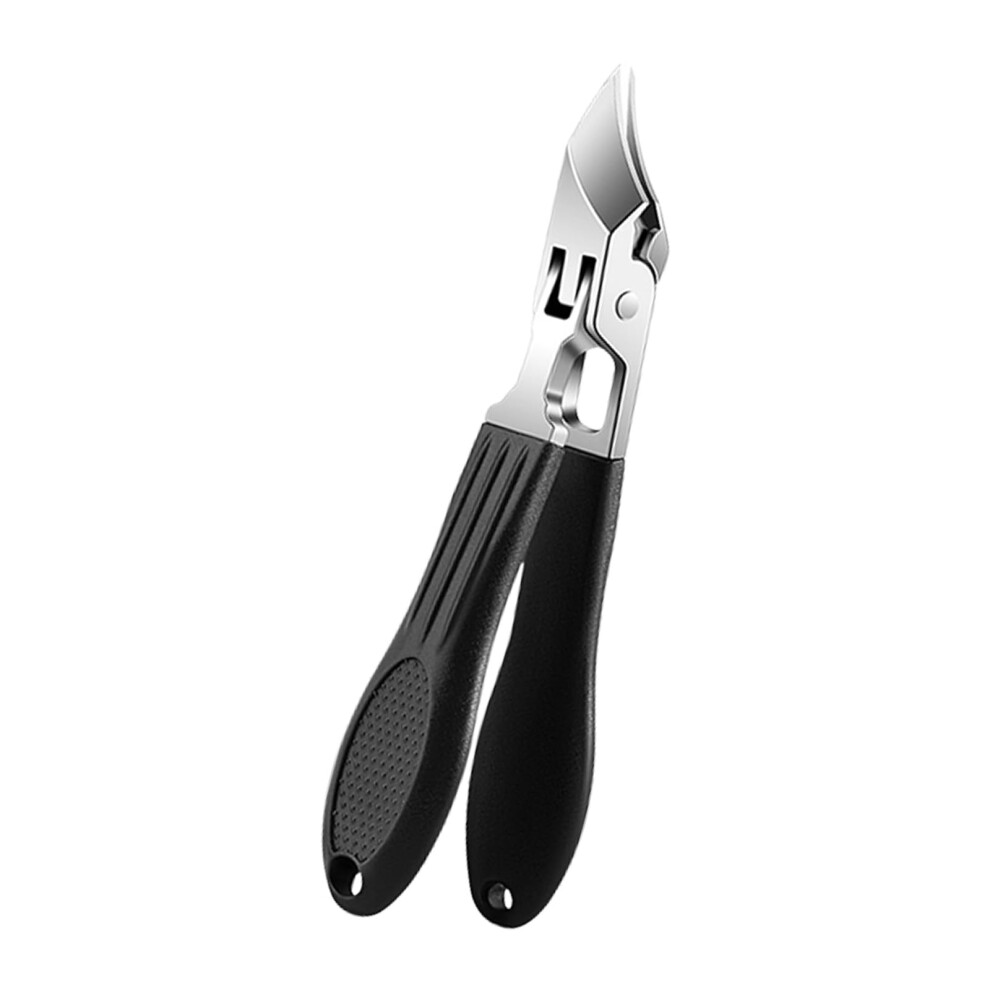 Toenail Clippers for Thick Nails Wide Jaw Stainless Steel Trimmer for Seniors Men Anti Splash