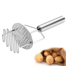 Adjustable Stainless Steel Potato Ricer and Masher with Ergonomic Grip for Vegetables and Baby Food