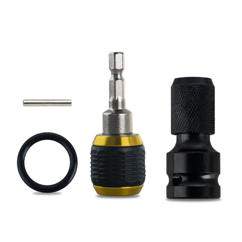 Professional 60mm Automatic Locking Hex Shank Connector Rod for Stable Tool Assembly and Repairs
