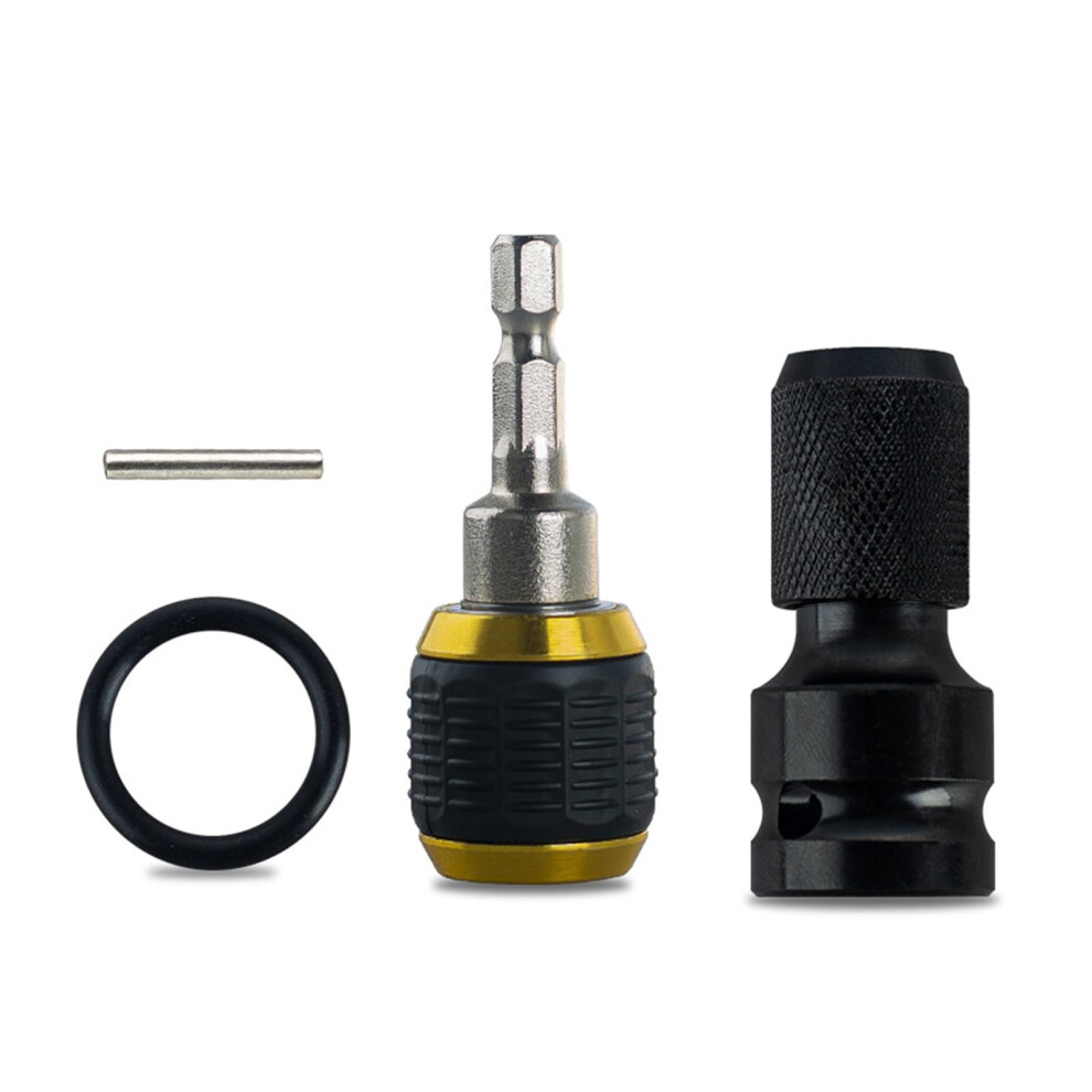Professional 60Mm Automatic Locking Hex Shank Connector Rod For Stable Tool Assembly And Repairs 9455672471312