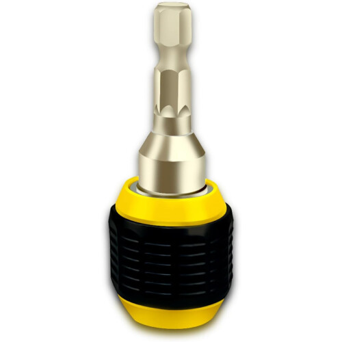 Professional 60mm Automatic Locking Hex Shank Connector Rod for Stable Tool Assembly and Repairs 2