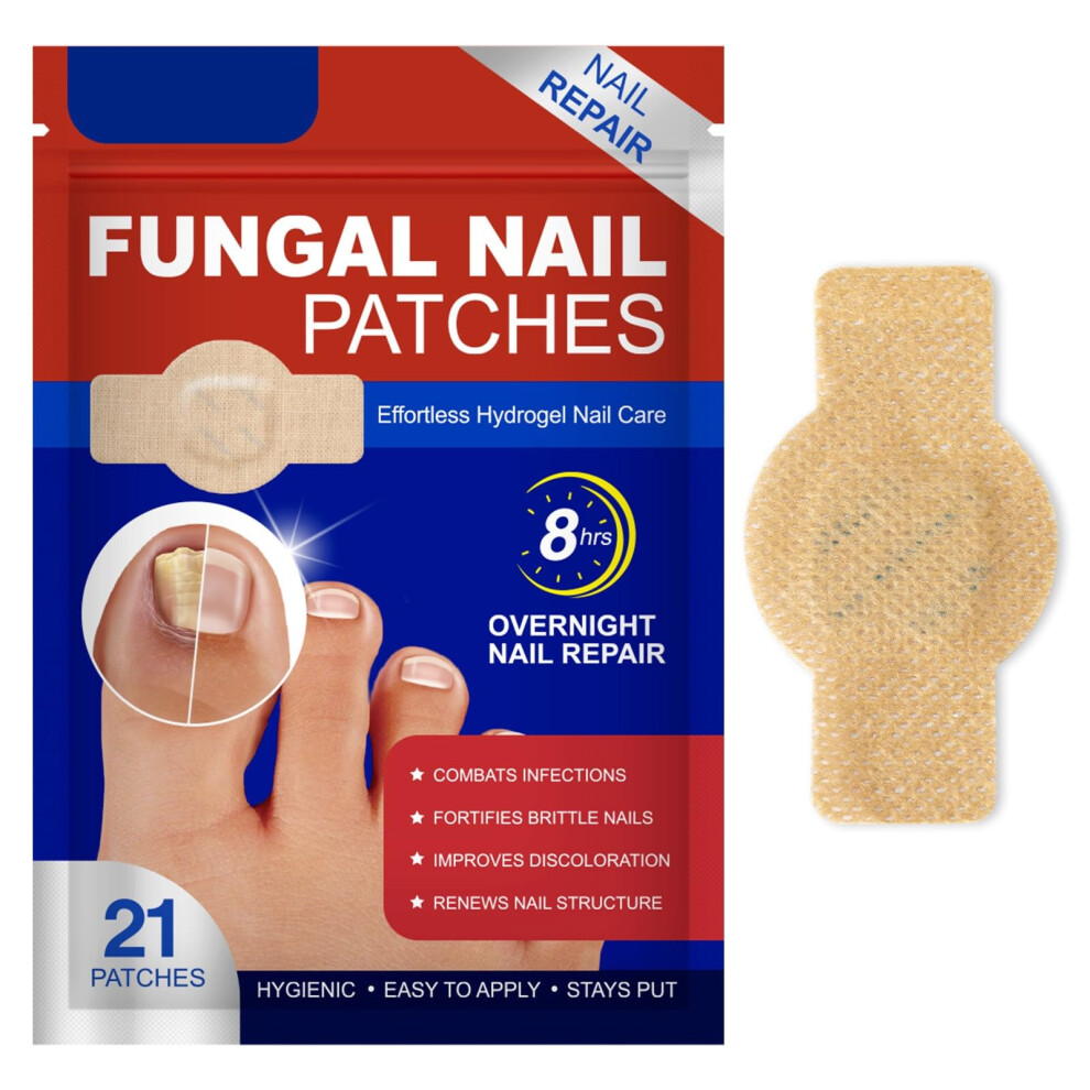 Toenail Fungus Treatment Patches Extra Strength Overnight Renewal Fungal Nail  for Healthy Nails 21 Pack