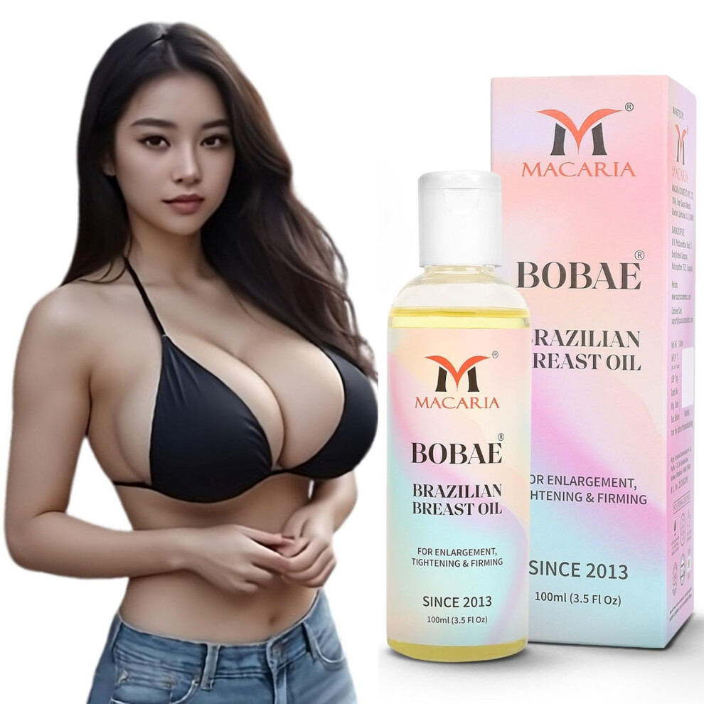 Brazilian Breast Enhancement Oil with Bust Firming Technology for Enlargement and Lifting Care
