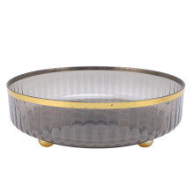 Lazy Susan Organizer with 360 Smooth Rotation, Detachable Kitchen Cabinet Turntable for Spices