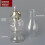 Rustik olielampe Vintage glaskullampe olielamper til indendørs gul 2