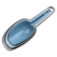 Plastic Ice Scoop Set Lightweight PP Food Cereal Scoop for Kitchen Baking and Home Use