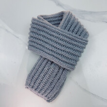 (Gray) 9 Colors Kids Scarf Boys Baby Winter Warm Scarf Knit Shawl Scarf Children Neck Collar Keep Warm Accessories