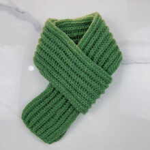 (Green) 9 Colors Kids Scarf Boys Baby Winter Warm Scarf Knit Shawl Scarf Children Neck Collar Keep Warm Accessories