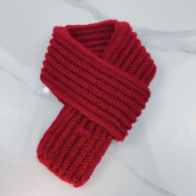 (Red) 9 Colors Kids Scarf Boys Baby Winter Warm Scarf Knit Shawl Scarf Children Neck Collar Keep Warm Accessories