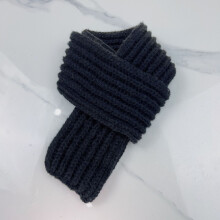 (Black) 9 Colors Kids Scarf Boys Baby Winter Warm Scarf Knit Shawl Scarf Children Neck Collar Keep Warm Accessories