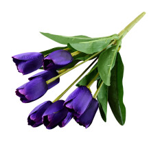 (Blue) Artificial Flower Real Bridal Wedding Bouquet Home Decoration