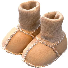 (11cm, Khaki) Warm Fur Baby Sock Shoes, Cute Fur Baby Sock Shoes, Winter Warm Snow Boots Soft Sole Crib Shoes Booties