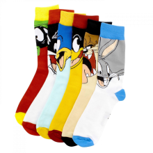 Chaussettes montantes à motifs (lot de 6)