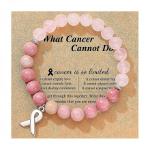 Breast Cancer Awareness Bracelets for Women and Girls