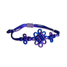 Bracelet ajustable K-Pop Demon Hunters avec nœud chinois porte-bonheur - Cadeau