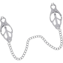 Clip-Körperclips ohne Piercing, Kleeblatt-Nippelclips mit Kette für Erwachsene, ohne Piercing