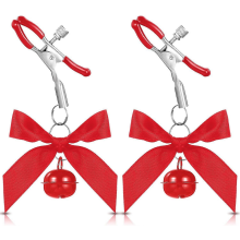 2 Stück Körperschmuck ohne Piercing, verstellbare Nippelklemmen für Erwachsene, Edelstahl