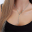Collana girocollo con ciondolo a croce semplice da 2 pezzi, gioielli di moda 4