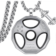 Collier pendentif en argent sterling 925 pour homme, style électricien/soudeur/sportif/rock.