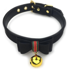 Weihnachtsglocken-Choker-Halskette, Lolita-Schleifenhalsband, Katzen-Samthalskette (Z1)