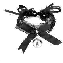 Black Choker Necklace for Women Goth Lace Choker Set Punk Pendant Necklace