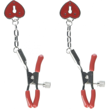 Padlock Nipple Clamps, 1 Count Multicolor 2 Count (Pack of 1)