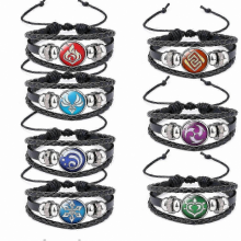 Set di 7 braccialetti Genshin Impact con personaggi