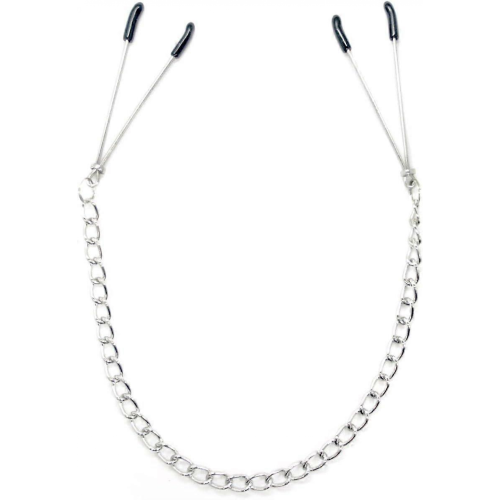 Adjustable Tweezer Style Nipple Clamps for Experience - Soft Rubber Tips, Metal