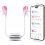 Vibrating Nipple Clamps, Bluetooth Adjustable Nipple Stimulator with App Remote 1