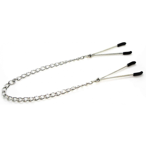 Adjustable Tweezer Style Nipple Clamps for Experience - Soft Rubber Tips, Metal 1