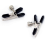 Alligator Nipple Clamps - Broad Tip for Erotic Stimulation - Adjustable Screw 2