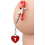 Padlock Nipple Clamps, 1 Count Multicolor 2 Count (Pack of 1) 2