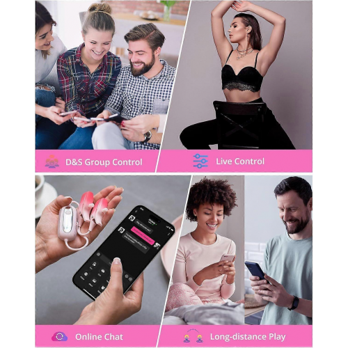 Vibrating Nipple Clamps, Bluetooth Adjustable Nipple Stimulator with App Remote 2