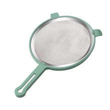 Skimmer Spoon 304 Stainless Steel Fine Mesh Strainer with Ergonomic Comfort Grip for Kitchen Use