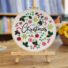(A) Beginner's Embroidery Flower Kit Beginner Hand Embroidery 0 Based Diy Hand Embroidery Material Package