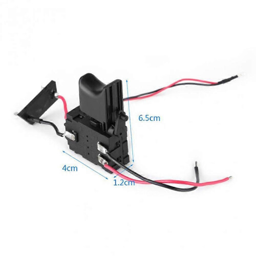 DC7.2-24V Electric Drill Switch Cordless Drill Speed Control Button Trigger Light Parts for 1