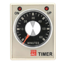 220VAC Power On Delay Timer-Relais AH3-3 60-minütiges Zeitverzögerungsrelais für industrielle Steuerungs- und Automatisierungsanwendungen