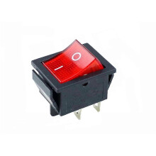 2026 Kippschalter KCD4 ON-Off 16A 250VAC/20A 125VAC Roter Knopf Lichtkippschalter 4-polige Wippel Stromschalter Stromschalter