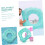 Inflatable Swim Ring with Thickened PVC Shell, Durable Pool Float for Adults Beach and Summer Fun 4